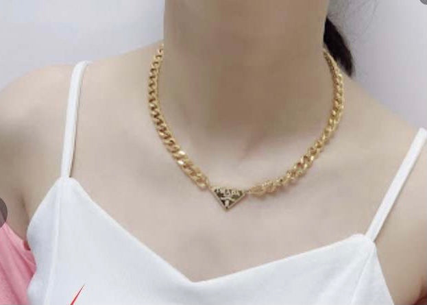 PRADA Titanium Gold Necklace | Jewelry Store | Jewelry Online