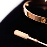 Rose gold Stainless Steel Screw Bracelet - 3243494 - Crazy Women