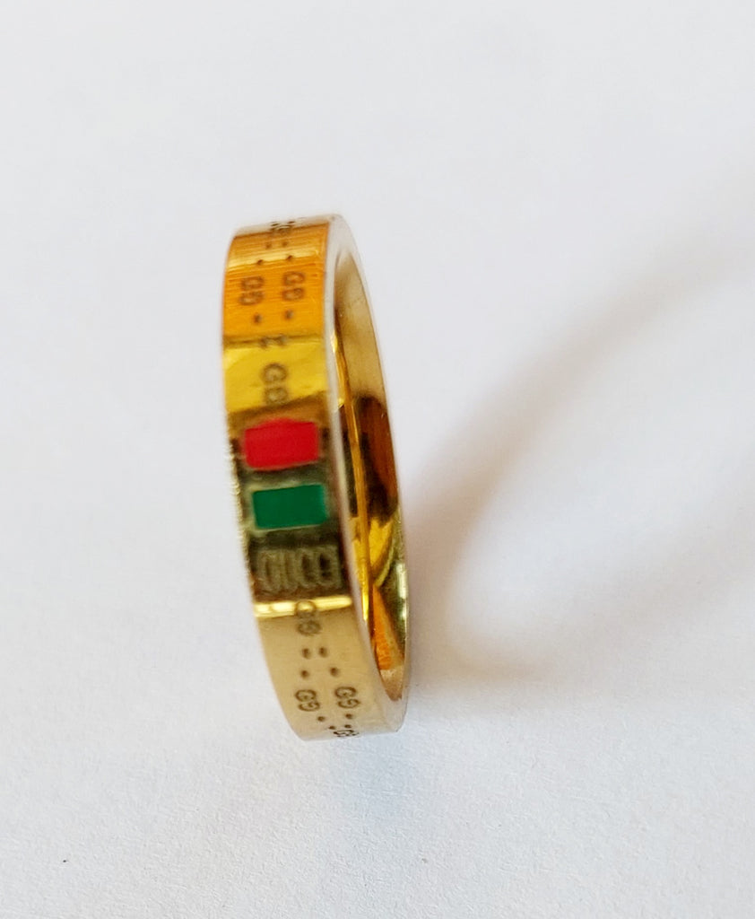 Double lines Golden Ring - 3243600