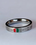 Double lines Silver Ring