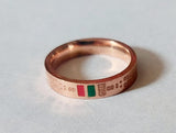 Double lines Rose Gold Ring