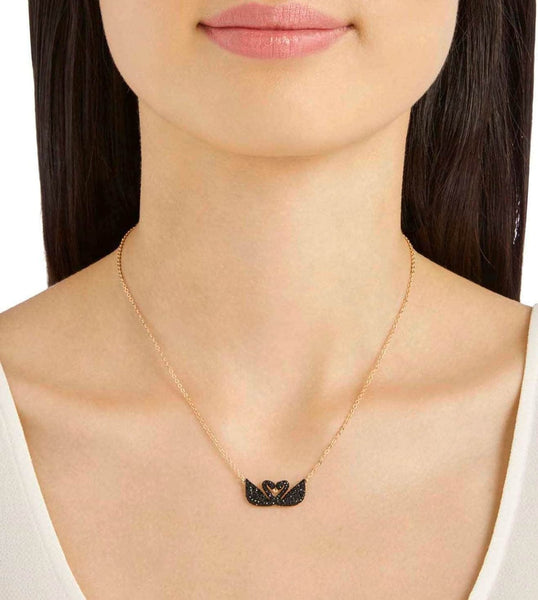 Korean Black Double Swan Necklace | Jewelry Store | Jewelry Shop