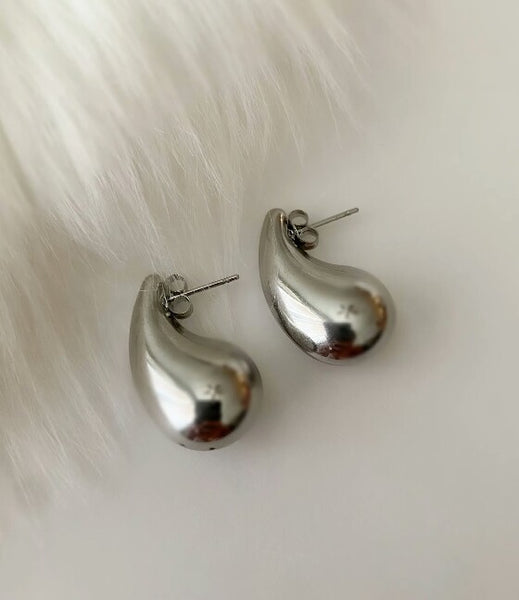 Silver Water Drop Design Earring | Jewelry Online | Jewelry Store