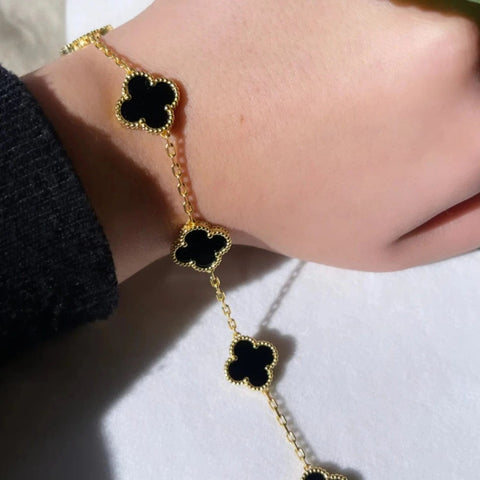 Black Color Gold Bracelet