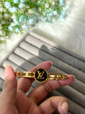 Stainless steel Lv bangle