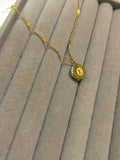 Stainless LV with stones Necklace
