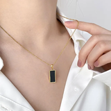 Black Chip Necklace – Stylish Necklaces for Women & Girls