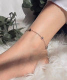 Classic Silver Anklet – Minimalist & Stylish Foot Jewelry