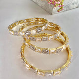 American Diamond Bangle 2pc. set