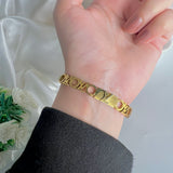 Stainless LV Golden Bracelet