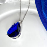 Royal Blue Necklace Pendant 925 Sterling