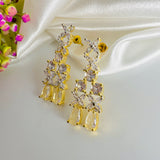 American Diamond Golden Silver ( Zircon) Earrings