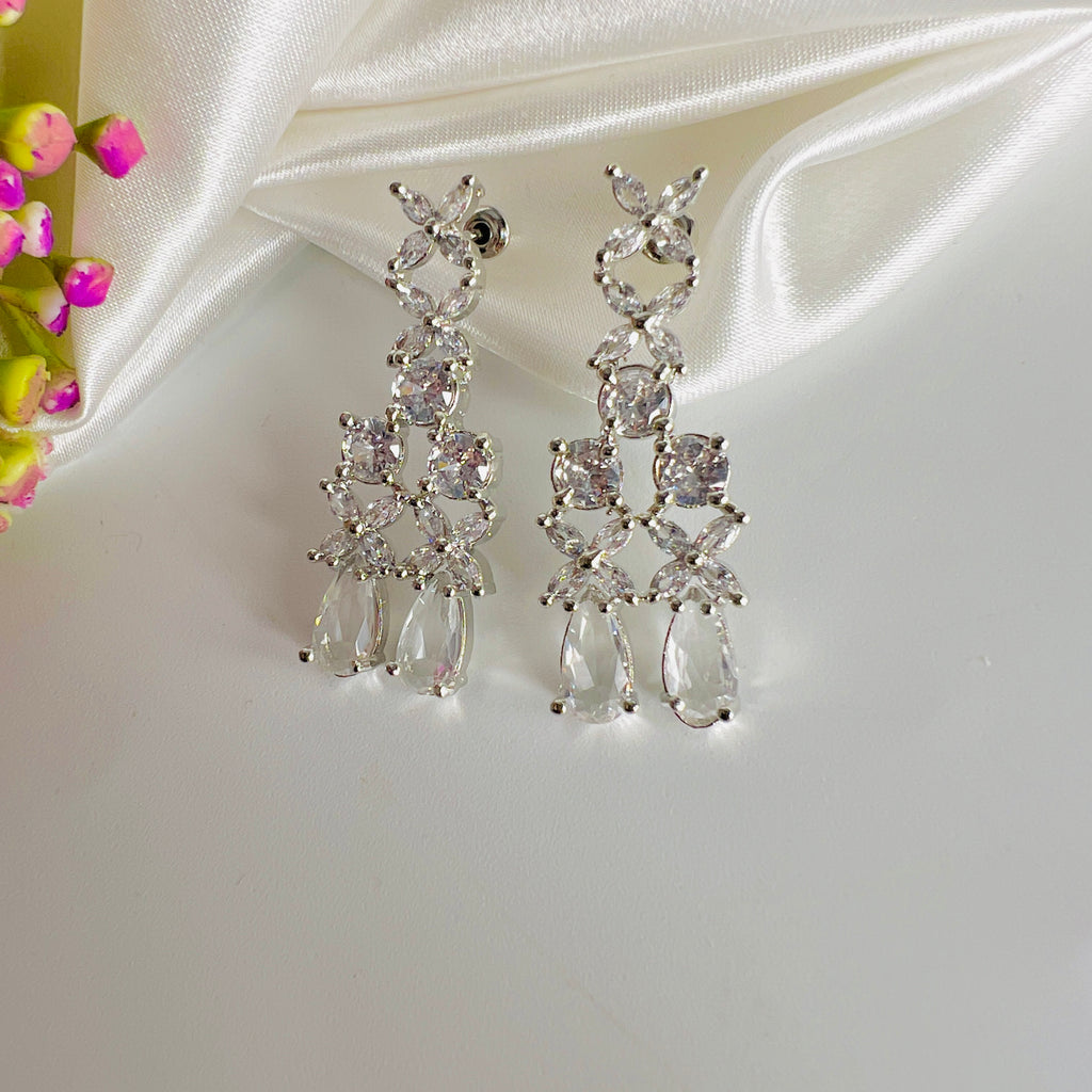 American Diamond White ( Zircon) Earrings