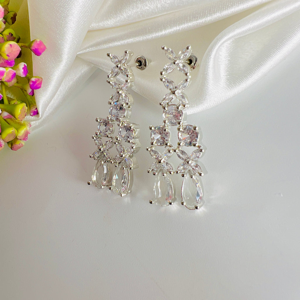 American Diamond White ( Zircon) Earrings