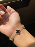 Multi Clover Gold Bracelet