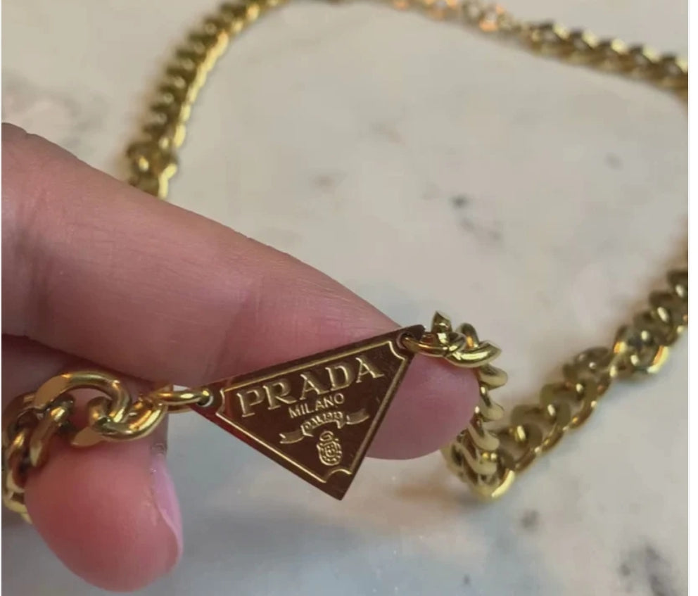 Repurposed Vintage Prada Necklace – Chelsea Rose