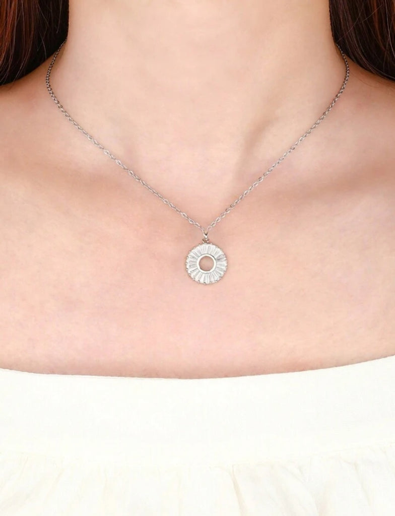 Stainless Circle Shaped Necklace