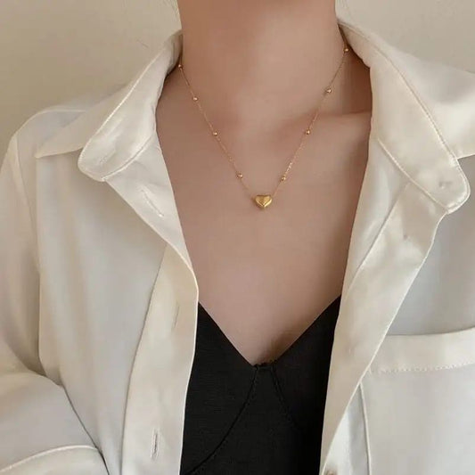 18 bangkot Gold Heart Pendant