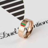 Double lines Rose Gold Ring - Crazy Women