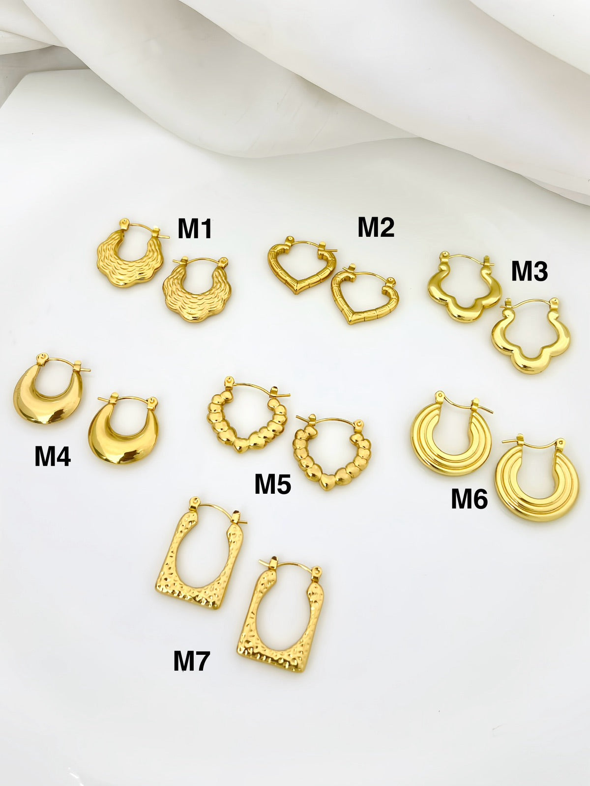 Crazy Women Bali Hoop Earrings - Style 4313096
