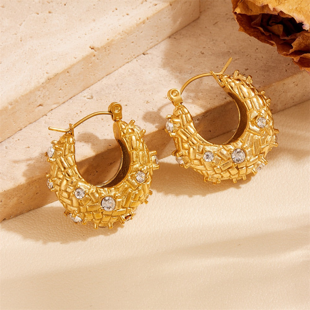 Crazy Women Bali Hoop Earrings - Style 4839062