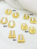 Crazy Women Bali Hoop Earrings - Style 7813062