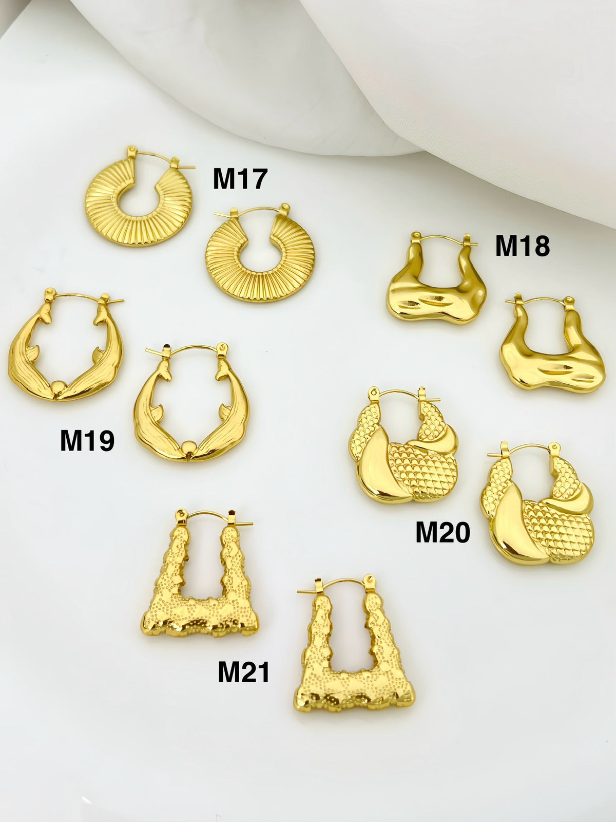 Crazy Women Bali Hoop Earrings - Style 7813062