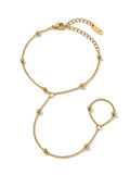Crazy Women Anja Hand Harness Bracelet Ring - Style 6315073