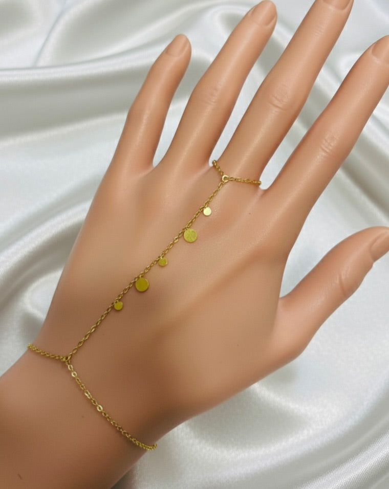 Crazy Women Anja Hand Harness Bracelet Ring - Style 7128063
