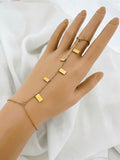 Crazy Women Anja Hand Harness Bracelet Ring - Style 7325081