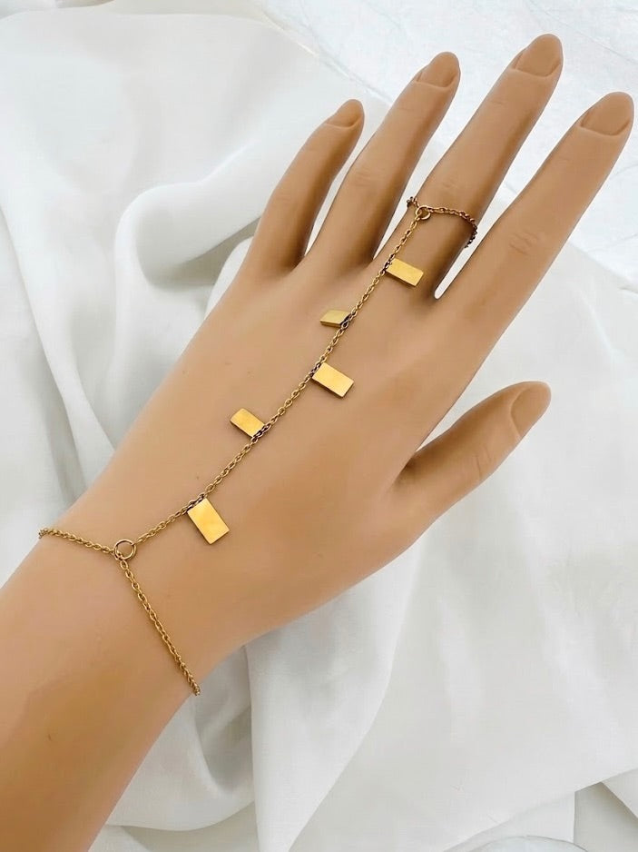 Crazy Women Anja Hand Harness Bracelet Ring - Style 7325081