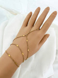 Crazy Women Anja Hand Harness Bracelet Ring - Style 7415096