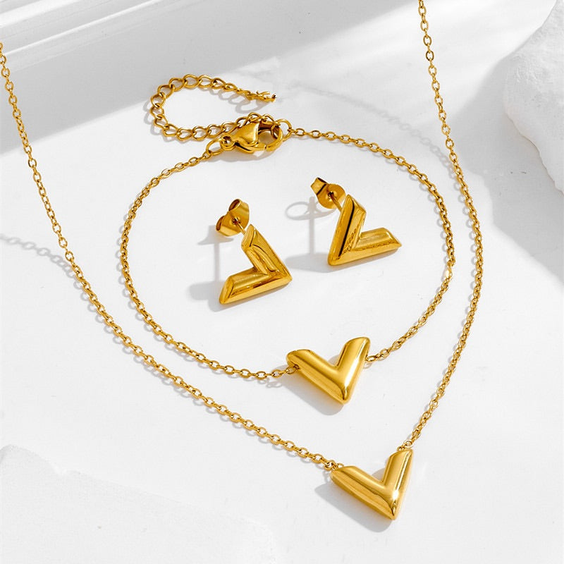 Crazy Women Complete Jewellery Set - Style 7158063
