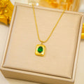 Crazy Women Locket Necklace - Style 8125074