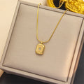 Crazy Women Locket Necklace - Style 9625084
