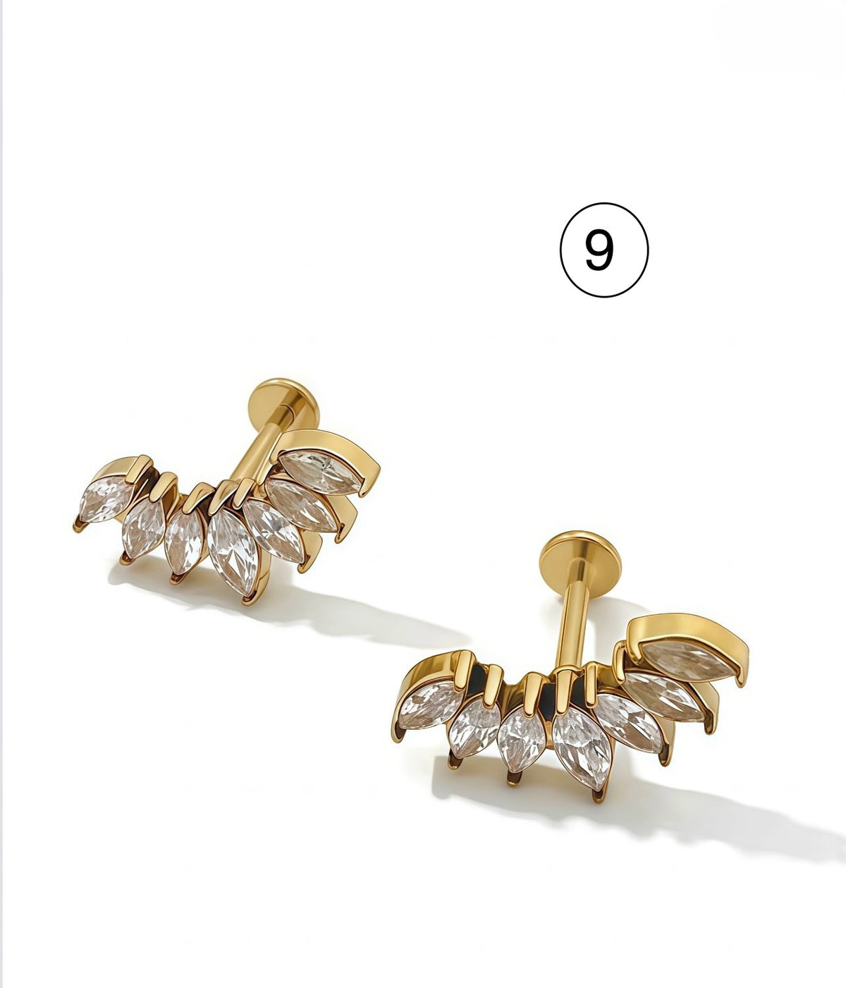 Crazy Women Nose Stud - Style 8735086