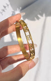 CG Hollow Golden Bangle | Jewelry Store | Jewelry Shop