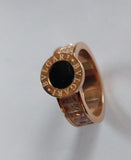 Roman Rose Gold with Stone Ring  | Jewellery Shop| Jewellery Store