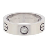 Cartier Silver Single Stone Ring