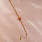Stainless Red Face Bracelet