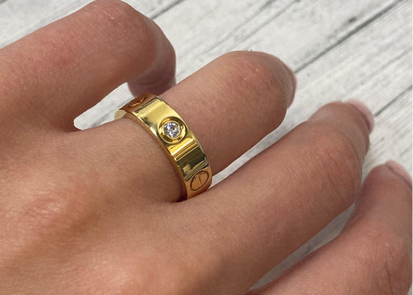 Cartier Golden Stone Ring