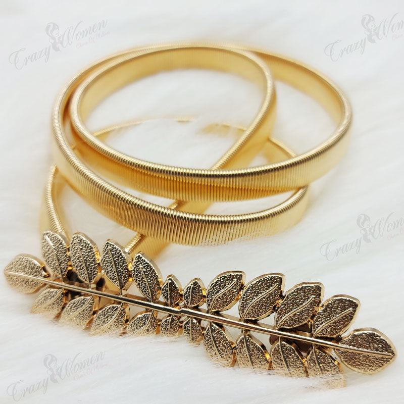 Fashion Woman Metal Belt For Dress(leaf) - 3243288 - Crazy Women is the Choice of millions