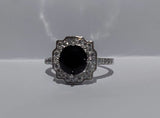 Ladies Ring  (Black Zircon Ring) | Jewellery Shop| Jewellery Store