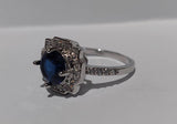 Ladies Ring  (Blue Zircon Ring) | Jewellery Shop| Jewellery Store