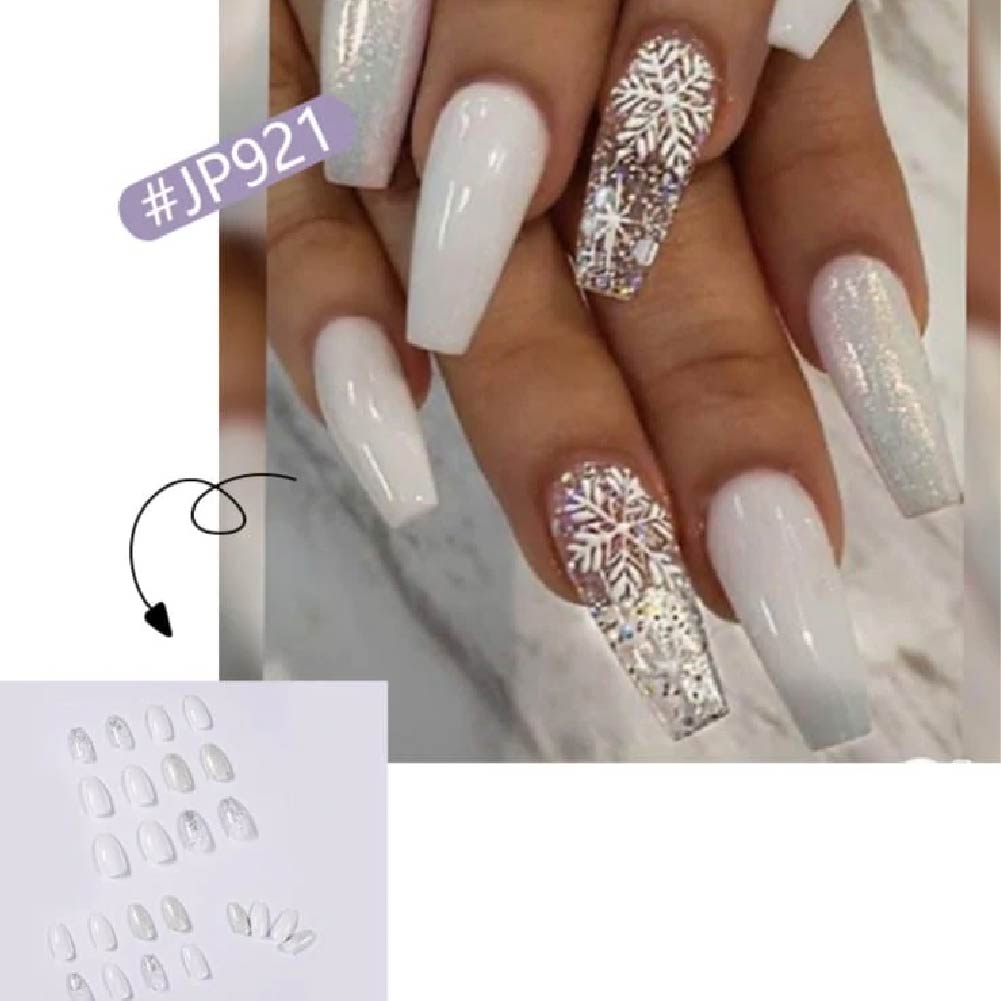 Butterfly Gradient Acrylic Nails with stickers - 3243299 - Crazy Women is the Choice of millions