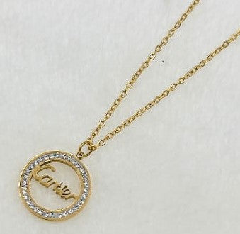 Hollow CT Pendant Necklace | Jewelry Online | Jewelry Store