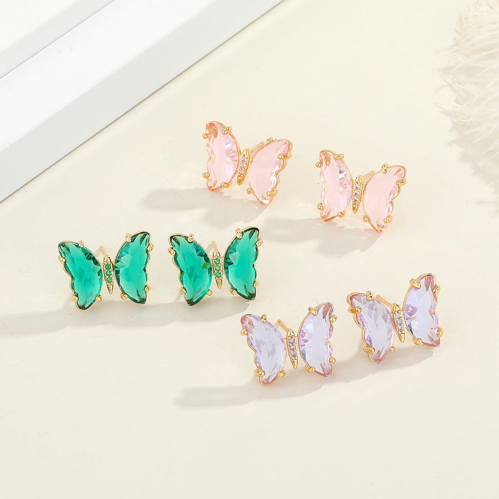  Butterfly colorful studs  | Jewelry Online | Jewelry Store