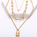 Golden Lock necklace | Jewelry Store| Jewelry Shop