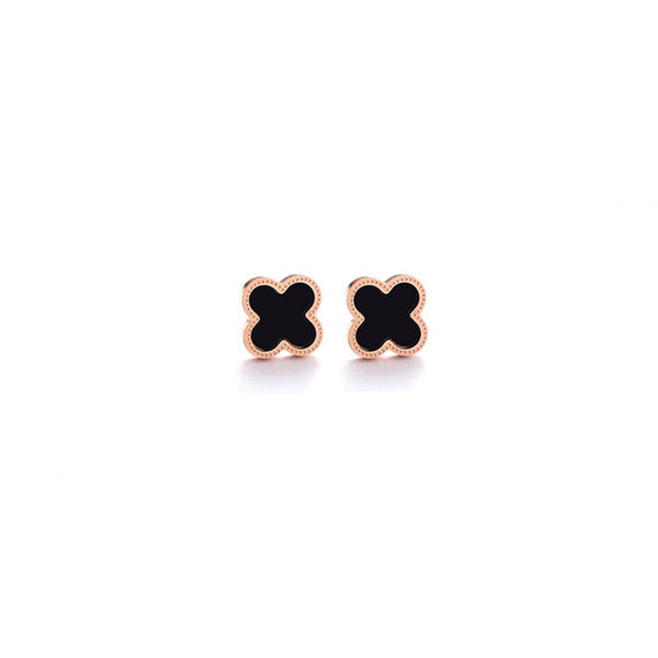 Fourleaf Clover Earrings Black | Jewelry Online | Jewelry Store