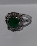 Ladies Ring  (Green Zircon ring) | Jewellery Shop| Jewellery Store